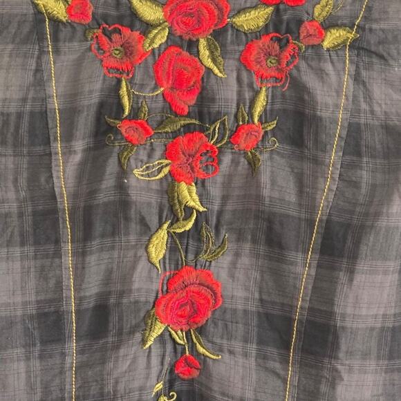 Johnny Was 3J Workshop Embroidered Long Sleeve - Picture 5 of 9